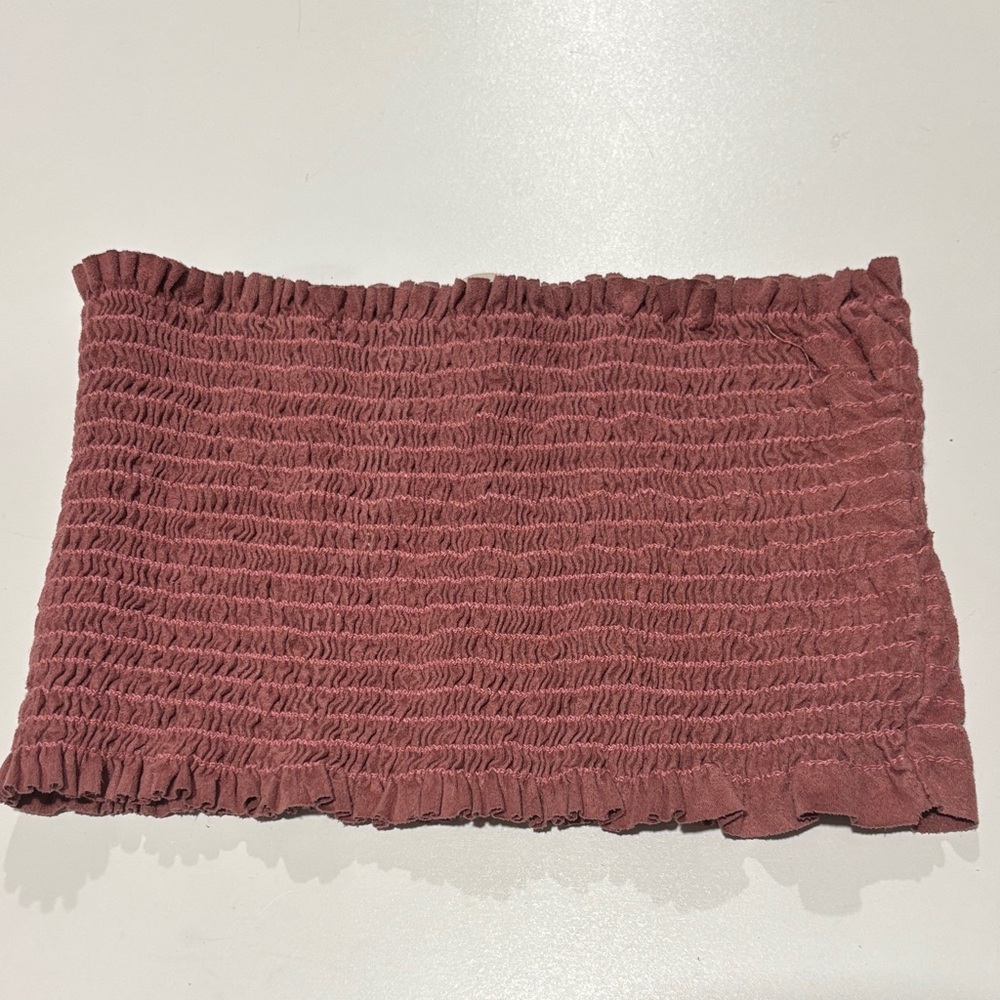 Tres Bien Smocked Top in Mauve